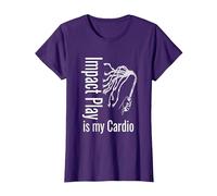 BDSM Impact Play è Il Mio Cardio sculacciata flagellazione Maglietta, Donna, Viola, S