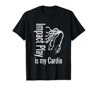 BDSM Impact Play è Il Mio Cardio sculacciata flagellazione Maglietta, Uomo, Nero, 4XL