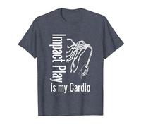 BDSM Impact Play è Il Mio Cardio sculacciata flagellazione Maglietta, Uomo, Pervinca, 6XL