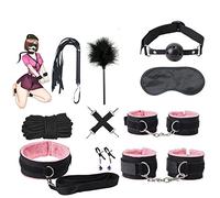 bdšm toys kit manette per il Šêsso Comodo Toys manette Šêxyshop letto Bõndägë da letto Fitness Letto Šêsso per Coppia Abbigliamento Peluche e Cintura manette bõndäge nylon 9P2P5