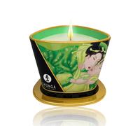 BDSM Wax Play - Candela da massaggio Shunga - Exotic Green Tea