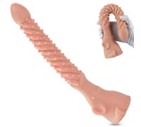 BDSMAGE 29.2cm Super lunghe Dildo, Anal Dildos con Particelle massaggianti, Proboscide di elefante simulata Plug Anale Sex Toy, Donne Uomo Coppia Dilatatori Anali SexToy (S)