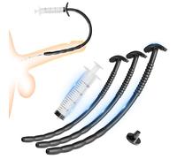 BDSMAGE 3 PCS Catetere uretrale con siringa, Maschile Dilatatore Uretrale in Silicone, Set di Dilatatori Uretrali Pene Plug per uomini, Dilatatore uretra Uomo Sex Toy