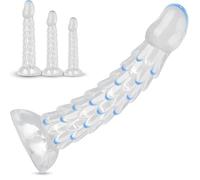 BDSMAGE 3PCS Plug Analesex Kit, Plug Anale Sex toys Plug, Plug anale a forma di drago, Plug Per Adulti Sextoy, Plug Anale-dilatatore Donna Sex Toy Butt Plug