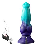 BDSMAGE dildo gonfiabile da 21 cm, plug anale con ventosa, giocattoli anali fetish SM, barella anale, massaggio prostatico, sex toy erotico per coppie, donne, uomini