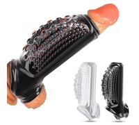 BDSMAGE Manicotto per pene 2 in 1 Set Manicotto per pene per l'ingrandimento del pene Manette per il mantenimento del prepuzio Giocattolo sessuale erotico per coppie estremo
