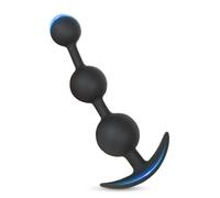 BDSMAGE Palline anali Plug Anale Sex toys Plug, Catena anale di in silicone, Plug Anali Sexytoysys Donne Uomo, Plug Anale-dilatatore, Dilatatore Ano Buttplug (S)