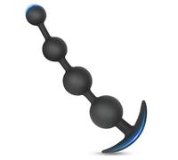 BDSMAGE Palline anali Plug Anale Sex toys Plug, Catena anale di in silicone, Plug Anali Sexytoysys Donne Uomo, Plug Anale-dilatatore, Dilatatore Ano Buttplug (M)