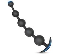 BDSMAGE Palline anali Plug Anale Sex toys Plug, Catena anale di in silicone, Plug Anali Sexytoysys Donne Uomo, Plug Anale-dilatatore, Dilatatore Ano Buttplug (L)