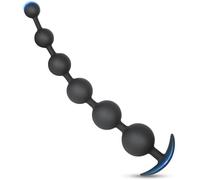 BDSMAGE Palline anali Plug Anale Sex toys Plug, Catena anale di in silicone, Plug Anali Sexytoysys Donne Uomo, Plug Anale-dilatatore, Dilatatore Ano Buttplug (XL)