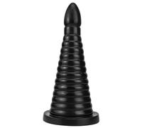 BDSMAGE Plug anale gigante, Diametro 9 cm, Plug Anali Sexytoysys Donne Uomo, Plug Anale-Dilatatore Butt Plug Per Adulti Sextoy, Sex Toys per coppie principianti professionali (Nero)