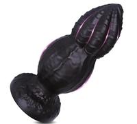 BDSMAGE vibratore anale con ventosa, vibratore enorme perline anali plug anale giocattoli sessuali giocattoli anali plug anale grande, plug anale giocattolo del sesso (XL)