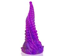 BDSMAGE vibratore anale da 25,5 cm per donna uomo, fantasy monster tentacolo dildo stimolatore anale, dildo anale gigante dilatatore anale giocattoli anali plug (Colore del cielo stellato)