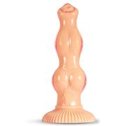 BDSMJOY Dildo anale da 21,5 cm, dildo gigante plug anale, giocattoli anali, giocattolo sessuale da fisting, giocattolo sessuale erotico (Color Carne, L)