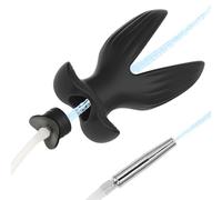 BDSMJOY Plug anale cavo con Dilatatore uretrale, Plug Anali Sexytoysys per Uomo, Giocattoli sessuali multifunzionali per Stimola l'uretra e l'ano maschile, Butt Plug Sex toys Dilatatori Anali (M)