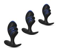 BDSMLOVE 3PCS Plug Analesex Kit, Butt Plug Anali Silicone Giocattoli, Dildo Anal Plug in Donne, Plug Anale-dilatatore Donne Uomo Coppia Dilatatori Anali SexToy