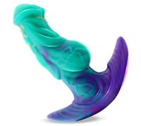 BDSMLOVE Dildo con gancio anale, dildo anali per uomini, coda di dildo per donne, plug anale, dilatatore anale, giocattolo sessuale per coppie, sesso estremo (L)