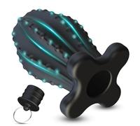 BDSMLOVE Plug anale cavo, Butt Plug con Particelle massaggianti, Plug Anali Sexytoysys Donne Uomo, Plug Anale-Dilatatore Sex Toys per uomini donne coppie principianti professionali (S)