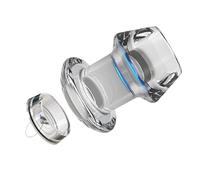 BDSMLOVE Plug Anale Trasparente con Tunnel, Dildo Anal Plug per Coppie Donne Uomini, Dilatatore Anale Vagianle Speculum Butt Plug Giocattoli Anali Erotici (XXL)