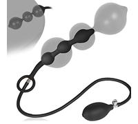 BDSMYEE Plug anale gonfiabile con 3 Palline anali, Sex Toys Sessuali per Donna Uomini, Plug Anale-dilatatore Anal Sesso Giocattoli, Butt Plug Adulti Sextoy Plug Anali Sexytoysys