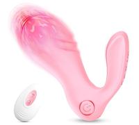 BDSMYEE Vibratore anale rosa in silicone con telecomando e 10 modalità Unisex