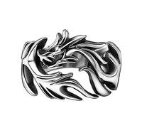 BDUBZ Anello Regolabile in Argento Sterling con Drago Traforato, Anello alla Moda in Argento Sterling S925 da Uomo