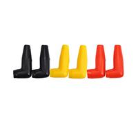 Bdukbduk 6 pz Protezione del Motore Verricello del Motore Terminale Boot Copertura in Gomma Nero + Rosso + Giallo