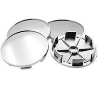 BDVIK 4 PCS Auto Coprimozzi Coprimozzo per Jeep Grand Cherokee WH 2007 2008 2009 2010,Protezione dalla Ruggine Impermeabile Antipolvere Parti Accessori (OD 60mm ID 56mm),A/Silver