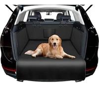 BDVIK Telo Cane Auto Bagagliaio per Skoda Yeti (5L) 5-Door SUV SWB/2014-2019/front-row/No-armrest-box,Antistrappo e Impermeabile con Protezione Laterale Telo Bagagliaio Auto,A/Black