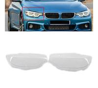 BDWXJP Copri Lente Faro Anteriore Auto per BMW 4 Series F32/F33/F36/F80/F82 2013-2020, Alloggiamenti Fari Anteriori Copertura Lente Faro in Vetro Trasparente Guscio Coprifaro Auto Accessori,A/Left