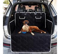 BDWXJP Telo Auto per Cani con Protezione Laterale per Fiat 500/500C/500E/Abarth 500 2007-2022-, 600D Oxford Impermeabile Antiscivolo Telo Bagagliaio Auto per Cani