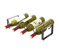 BDXMKS Portabottiglie Espositore creativo for bottiglie di vino in ferro battuto, espositore for, bancone da bar for la casa, mobiletto for il del soggiorno(B)