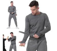BDXZJ Autodifesa Anti-Pugnalata Anti Taglio Abbigliamento Anti Lama T-Shirt degli Uomini Stab Resistente Bodyguard Camicia della Uomini Camicie Resistenti al Taglio Dispositivi di Protezione L