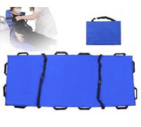 BDXZJ Barella di Emergenza Barella Pieghevole Barella di Pronto Soccorso Pieghevole Telo per Spostare Anziani Allettati Barella di Emergenza unità di Trasporto Portatile Medica Borsa A,180 * 70cm