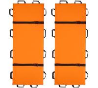 BDXZJ Barella Piatta Pieghevole Telo per Spostare Anziani Allettati Portatile di Salvataggio di Emergenza Tela Morbida Barella di Pronto Soccorso Domestico con Borsa per Ospedali Ambulanze D