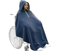 BDXZJ Coperta per Sedia A Rotelle Termica Inverno Poncho Invernale Foderato con Cappuccio, Mantello per Sedia A Rotelle, Poncho Invernale Caldo per Donne E Uomini A