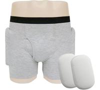 BDXZJ Cuscinetti per la Protezione Dell'anca per Anziani Slip, Slip di Sicurezza per Uomo Anziano Protezione Shorts Pants per La Prevenzione delle Cadute E La Sicurezza Dell'anca Men,L