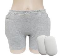 BDXZJ Cuscinetti per la Protezione Dell'anca per Anziani Slip, Slip di Sicurezza per Uomo Anziano Protezione Shorts Pants per La Prevenzione delle Cadute E La Sicurezza Dell'anca Women,L