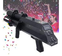 BDXZJ Lanciacoriandoli, Macchina Portatile Elettrica per Coriandoli da Palcoscenico, Coriandoli Blaster Gun, Spara Coriandoli Effetto Palcoscenico Professionale per Effetto DJ Disco Party