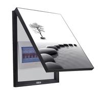 BDXZJ Pittura Decorativa della Scatola del Contatore Copertura del Quadro Elettrico Pittura Appesa Soggiorno Copri Quadro Elettrico Decorativo Copri Salvavita Quadro Elettrico A,30 * 40cm