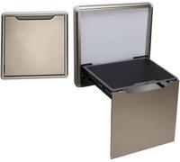 BDXZJ Sedie Pieghevoli A Parete in Alluminio Sgabello da Bagno Invisibile Sottile 4Cm Sedie Apri E Chiudi Ingresso Invisibile Panca per Scarpe Portata 120Kg per Corridoi Ingressi Atri Bagni F