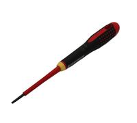 BE-8010S cacciavite isolato piatto 2,5 x 0,4 mm L. Lame: 75 mm BAHCO