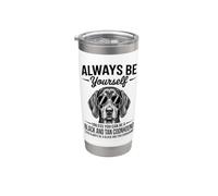 Be A Black and Tan Coonhound Divertente Black and Tan Coonhound Bicchiere termico in acciaio inox doppia parete