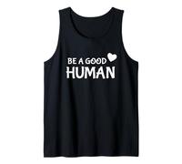 Be A Good Human Cute Heart Shape Canotta