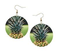 Be A Pineapple Orecchini in pelle alla moda per le donne pendenti 1 paio di orecchini leggeri stampati piercing gioielli regali per donne ragazze