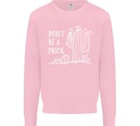 Be A Prick Divertente Offensiva Cactus Slogan Bambini Felpa Maglione