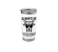 Be A Toy Fox Terrier Divertente giocattolo Fox Terrier Bicchiere termico in acciaio inox doppia parete