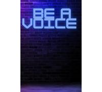 Be A Voice Not An Echo: Cool Motivational Notebook For School And Work