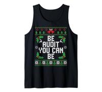 Be Audit You Can Be Funny Ugly Christmas Accountant Canotta