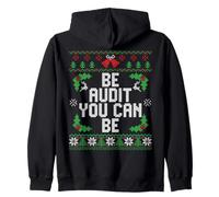 Be Audit You Can Be Funny Ugly Christmas Accountant Felpa con Cappuccio